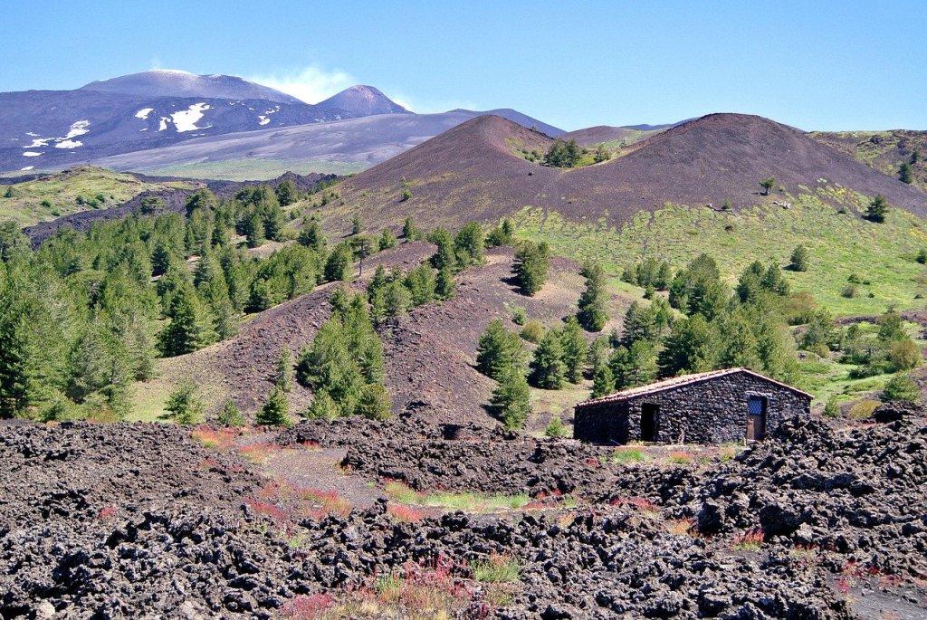 Visit of the Etna volcano