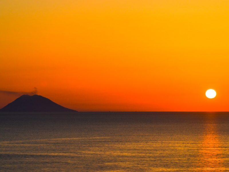 Excursion to Stromboli at sunset